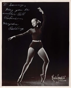 Maryedna Redding Nightclub Performer Dancer Maruice Seymore B&W 8x10 Headshot - Bild 1 von 1
