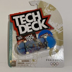 Tech Deck Paris Olympics 2024 Ultra Rare Aurel Giraud Fingerboard w Stickers - Picture 1 of 12