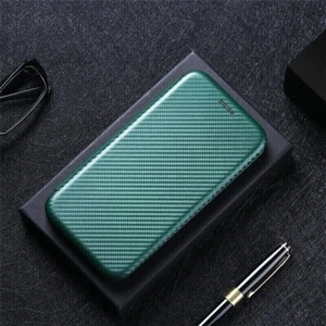 For OnePlus Nord CE4 Lite, Luxury Carbon FiberLeather Wallet Stand Case Cover - Picture 1 of 24