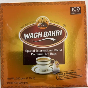 Wagh Bakri Special International Blend Premium Indian Tea Bags 100'S Sealed Box - Picture 1 of 2