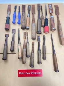 Japanese Chisel Nomi Carpenter Tool Set of 41 Hand Tool wood working - Picture 1 of 8