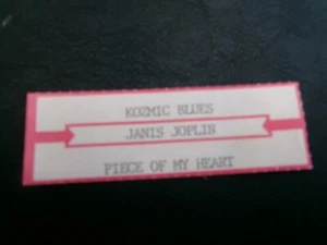 1 Striscia Jukebox Janis Joplin 7" 45 Kozmic Blues/Pezzo del mio cuore - Foto 1 di 1