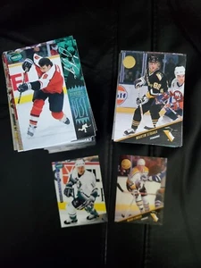 Lot (2) 1994-95 Parkhurst #1 Hockey Set & 1993-94 Leaf Hockey #1 Hockey Set - Picture 1 of 1