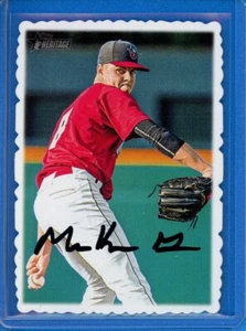 2018 Topps Heritage Minors 1969 Deckle Edge Color Image #4 MacKenzie Gore - Picture 1 of 2