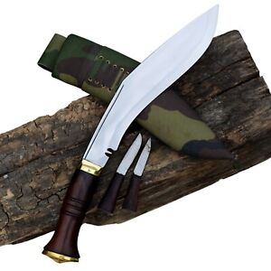 10 inches Blade Khukuri-Military Tools-Forged Nepal-Full Tang-British Knives-Rea