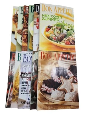 2005 Bon Appetit Magazine Lot, 11 Issues, MISSING OCTOBER! - Image 1 of 4