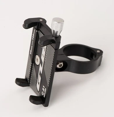 SUPPORTO ALLUMINIO BICI BIKE MOTO PORTA TELEFONO PER CELLULARE GPS SMARTPHONE - Immagine 1 di 2