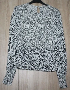 River Island Shirred Waist Top, Size 12, Lovely Condition, Only Worn Twice - Picture 1 of 8