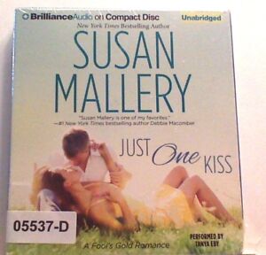 NEUF *Scellé* LIVRE AUDIO sur CD JUST ONE KISS Susan Mallery A Fools Gold Romance