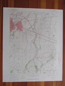 Fremont East Ohio 1971 mappa originale d'epoca USGS Topo - Foto 1 di 1