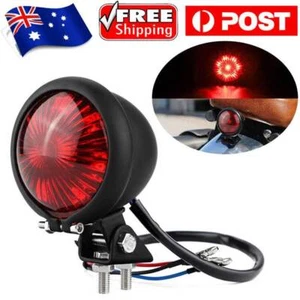 Motorcycle Brake Tail Light Red 8 LED Stop For Chopper Bobber Cafe Racer Bike - Picture 1 of 12