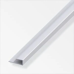 alfer Einfass-Profil 1 m, 15 x 7 mm Aluminium eloxiert silber - Bild 1 von 2