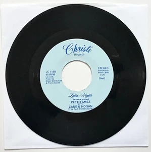 PETE TAMEZ / ZANE & HOGAN: Latin Nights (Vinyl 7" Single) Boogie NM - Imagen 1 de 2