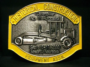 Caterpillar Cat 11 Motor Road Grader HCEA 2000 Expo Belt Buckle Construction NE - Picture 1 of 2