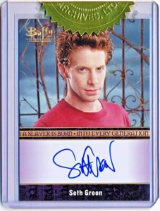 Buffy The Vampire Slayer Collectors Set 3 Seth Green Bordered Autograph #NNO QTY - Picture 1 of 2