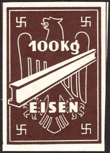 100 Kg Ferro 1939-1945 - Germania 3° Reich Notgeld - #D85/5 - Foto 1 di 3