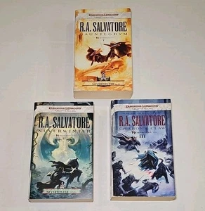Forgotten Realms / R. A. Salvatore THE NEVERWINTER Saga 1-3 I II III D&D 1st Ed. - Picture 1 of 5