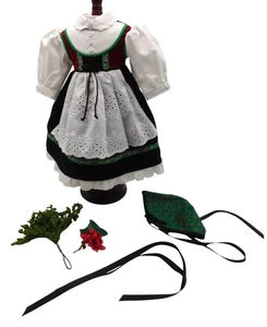Handmade Norwegian Nordic Dress Set Fits 18" American Girl DOLL NOT INCLUDED - Picture 1 of 5
