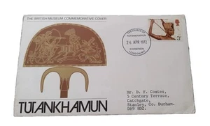 THE BRITISH MUSEUM FIRST DAY COVER TUTANKHAMEN 1972 - Picture 1 of 3