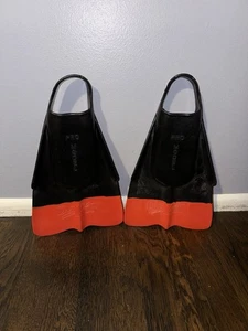 Da Fin Hawaii Pro Model Swim Bodyboard Flossen - Größe XXS 1-2 - rot / schwarz - Bild 1 von 9