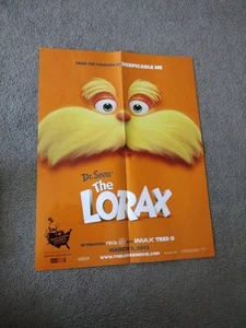 Dr. Seuss The Lorax Folded MOVIE POSTER FILM PRINT Original 2011 22x17 Inches - Bild 1 von 2