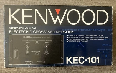 Old School Car Audio Kenwood KEC-101 Electronic Crossover Network Japón 🇯🇵 Foto 1 de 4