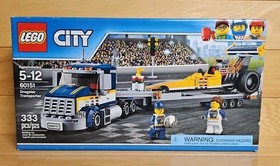 LEGO CITY 60151 Dragster Transporter Set Retired Sealed New Complete