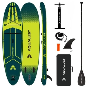 AQUALUST 12.0 iSUP Board Stand Up Paddle Surfboard aufblasbar Set Paddel 365cm - Bild 1 von 12