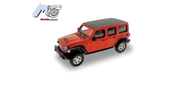 Herpa 87MC000011- 1/87 Microcity: Jeep Wrangler, Rosso (Da 2017) - Nuovo - Immagine 1 di 1