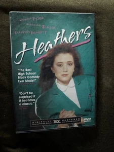 RARE HEATHERS SHANNEN DOHERTY COVER DVD REGION 1 NTSC 1988 2001 ANCHOR BAY - Foto 1 di 2