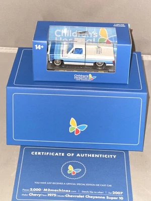 M2 Machines 1975 Chevy Cheyenne Super 10 Children's Hospital Los Angeles 1/2000 - Image 1 of 4
