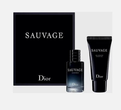 DIOR 2 piezas SAUVAGE EDP Perfume 10 ml y GEL DE DUCHA 20 ml NUEVO EN CAJA Foto 1 de 3