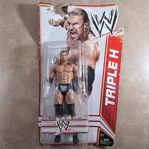 Figura de acción Mattel WWE Triple H Superstar #65 W6423 P9562 caja sellada dañada - Imagen 1 de 4