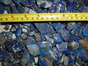 Afghanistan Lapis Lazuli Rough Stone 1 to 20 gram size pieces 300 gram Lot - Imagen 1 de 5