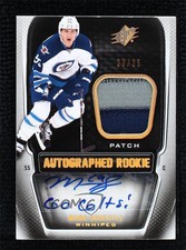 2011-12 SPx Auto Level 2 Spectrum /25 Mark Scheifele #202 Rookie Patch RC
