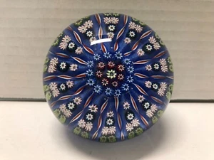 Vtg Crieff Perthshire Paperweight Ribbon Twist Label - Picture 1 of 4