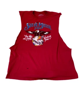Steve Miller Band Fly Like Eagle Western Tour Cut Tank Top XXL HAT MÄNGEL! - Bild 1 von 8