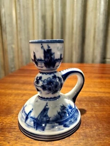 Delft Candlestick finger holder - Picture 1 of 2