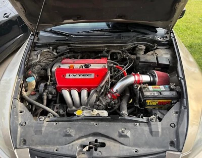 AIR INTAKE SYSTEM FILTER KIT FOR 2004-2007 ACURA TSX 2.4L L4 (RED) - Image 1 of 4