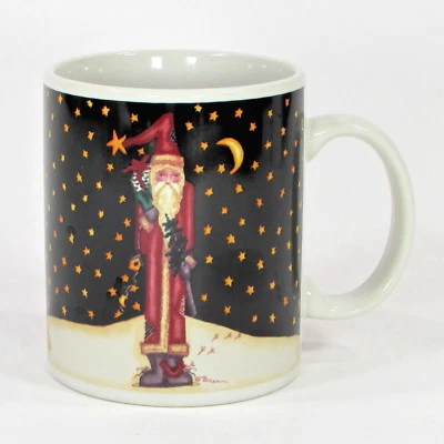 Taza Certificada Internacional Medianoche Santa 12oz Barton Arte Popular Pequeñas Estrellas Foto 1 de 4