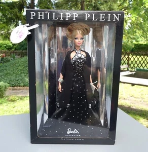 PHILIPP PLEIN BARBIE doll collaboration swarovski black toy platin label 2009 - Bild 1 von 19