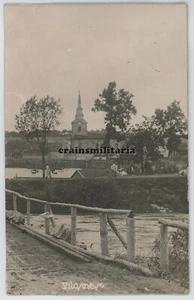 Orig. Foto Soldaten bei Maas Brücke Kirche VILOSNES b. Verdun Meuse Frankreich - Bild 1 von 2