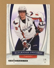 2007-08 Alexander Ovechkin Fleer Hot Prospects Hockey Card 4 Washington Capitals