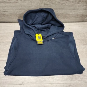 NEW Carhartt Womens Navy Blue Relaxed Fit Pullover Sweatshirt Size S TS2790-W - Picture 1 of 4