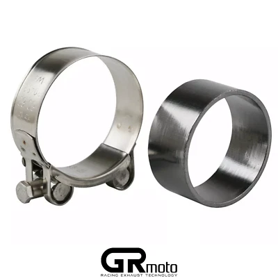 Abrazadera de escape y junta de caja colectora Suzuki Bandit GSF600 GSF1200 GRmoto Foto 1 de 4