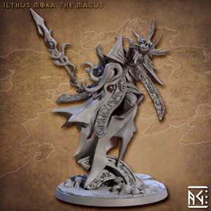 Ilthus Mora the Magus | Artisan Guild | 3D Printed RPG Wargaming Miniature - Picture 1 of 1