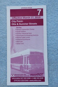 T - Massachusetts Bay - Route 7 - City Point - Otis & Summer Sts. - Mar 17, 2019 - Picture 1 of 3