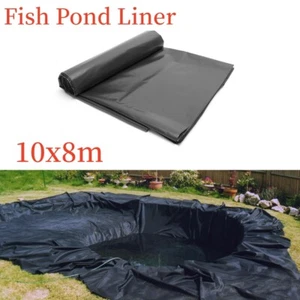 10x8m Durable Fish Pond Liner PVC Waterproof Strong Pools Underlay Membrane - Picture 1 of 11