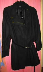 Womens faux wool coat F&F size 18 (fit 16-18*) - Picture 1 of 7