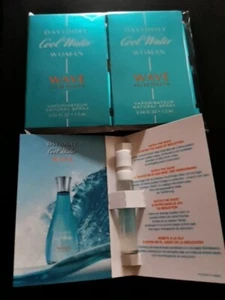 ❤️Davidoff Cool Water Wave Eau de Toilette Inhalt 5x 1,2 ml Woman Geschenk ❤️ - Bild 1 von 3